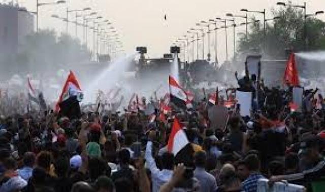 انسحاب المحتجين من بعض مناطق بغداد لفسح المجال للقوات الأمنية 