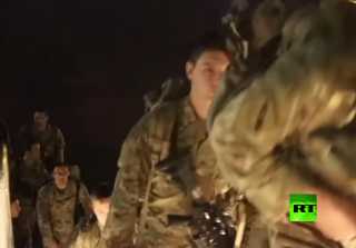 بالفيديو.. جنود أمريكيون من اللواء 82 يتجهون إلى الكويت