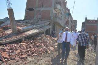 محافظ القليوبية يشارك بالحملة المكبرة لازالة المباني المخالفة بمدينة بنها