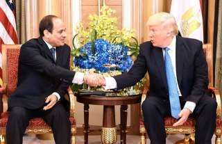 ترامب يشيد بالجهود المصرية الحثيثة تجاه القضية الليبية 