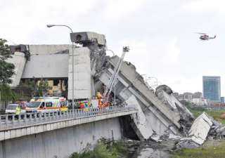وزيرة النقل الإيطالية: عدم الكفاءة أودى بحياة 43 شخصا جراء سقوط جسر جنوى