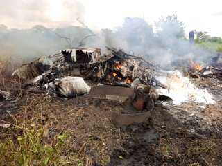 تحطم طائرة بعد إقلاعها بفترة قصيرة من مطار جوبا عاصمة جنوب السودان