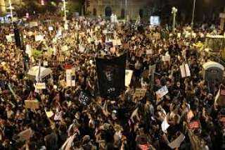تظاهر الآلاف في إسرائيل مطالبين باستقالة نتنياهو
