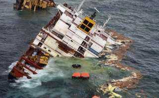 غرق سفينة شحن قبالة اليابان على متنها 43 شخصا و6000 بقرة