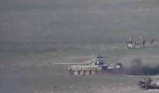 وزارة الدفاع الأرمينية تنشر لقطات لتراجع القوات الأذربيجانية