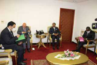 السفير المصري لدى ياوندي يلتقي وزير الأشغال العامة الكاميروني