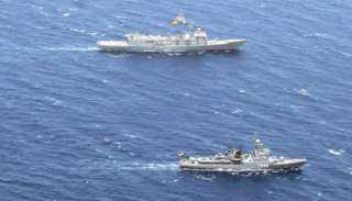 البحرية المصرية والإسبانية تنفذان تدريبا بحريا عابرا بنطاق الأسطول الشمالى