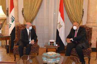 وزير الخارجية يعقد جلسة مباحثات مع نظيره العراقى تتناول القضايا الإقليمية