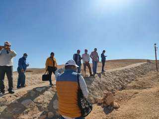 لجنة من وزارة البيئة تزور محمية وكهف وادي سنور ببنى سويف