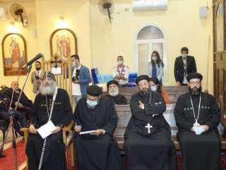 محافظ القاهرة يتابع افتتاح كنيسة الاميرين تادرس الشاطبي والمشرقي بحي الاسمرات