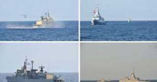 القوات البحرية المصرية واليونانية تنفذان تدريبا بحريا عابرا ببحر إيجه