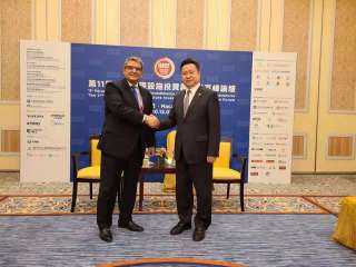 سفير مصر في الصين يستعرض تجربة مصر الناجحة خلال المنتدى الدولي الحادي عشر للاستثمار في البنية الاساسية والتشييد