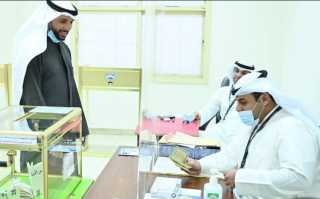 الغانم يدلي بصوته في انتخابات مجلس الأمة الكويتى 2020