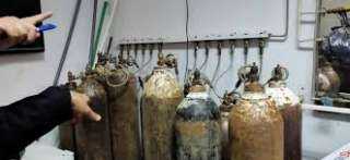 ضبط 200 أسطوانة أكسجين بمخزن غير مرخص في الإسكندرية 