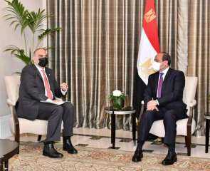 السيسى يبحث مع رئيس وزراء الأردن تعزيز الجوانب الاقتصادية بين البلدين