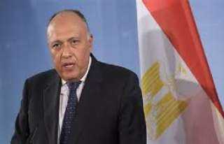 شكرى: مصر متمسكة بضرورة التوصل لاتفاق قانونى ملزم لملء وتشغيل سد النهضة 