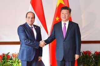 الرئيس الصينى يشيد بما تشهده مصر من نهضة تنموية واقتصادية بقيادة السيسي 