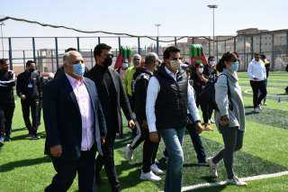 صبحي يشهد فعاليات المهرجان الرياضي الأول للمقيمين بمصر من دول سوريا والعراق واليمن وفلسطين وإريتريا والسودان