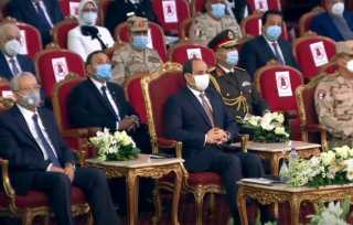 الرئيس السيسى: الشهداء قدموا دمهم علشان البلد تعيش