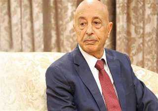 عقيلة صالح يصل مقر جلسة البرلمان الليبي لاسئنتاف جلسة منح الثقة للحكومة