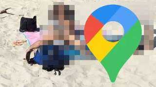 شاهد.. خرائط ”غوغل” تلتقط صورة غريبة لزوجين أثناء لحظة خاصة