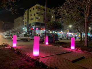 رئيس الجهاز: بدء تنفيذ خطة تركيب إضاءة ديكورية بالشوارع والطرق الرئيسية بمدينة بدر