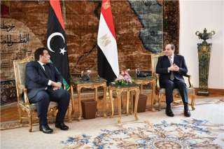 السيسي: مصر تسعى لاستعادة الأمن والاستقرار وتمتع ليبيا بجيش وطني موحد