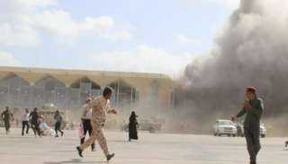 تقرير أممي يتّهم الحوثيين باستهداف مطار عدن