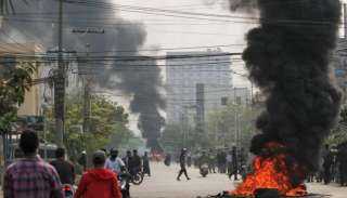 550 شخصا بينهم 46 طفلاً حصيلة قتلى الاحتجاجات في ميانمار