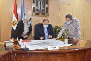 محافظ أسيوط يعتمد خرائط المخطط الاستراتيجي العام لمدينة القوصية