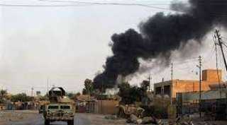 إصابة جنديين عراقيين بقصف صاروخي على قاعدة فيها مقاتلات أمريكية 