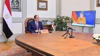 الرئيس السيسى وميركل يتوافقان على خروج المرتزقة والميليشيات الأجنبية من ليبيا 