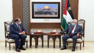 ابومازن يستقبل رئيس جهاز المخابرات العامة المصرية