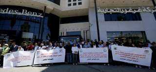 رام الله: وقفة احتجاجية أمام مكتب الوكالة الفرنسية تضامنا مع الصحفي أبو بكر