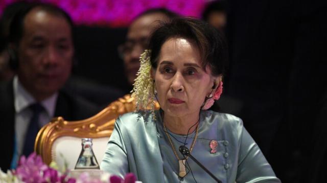 محاكمة زعيمة ميانمار السابقة 