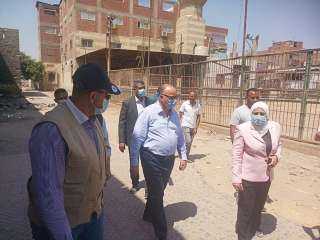 محافظ القاهرة يتابع أعمال تطوير منطقة اسطبل عنتر