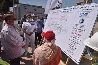 محافظ أسيوط يفتتح أعمال الإحلال والتجديد لمشروع محطة معالجة صرف صحي عرب المدابغ
