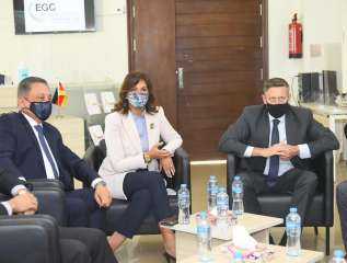 وزيرة الهجرة وسفير ألمانيا يزوران المركز المصري الألماني للوظائف والهجرة وإعادة الإدماج