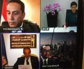 مشاركة السفير المصري في سنغافورة في مراسم التوقيع افتراضياً على اتفاق تعاون بين مصر وسنغافورة