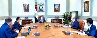 الرئيس السيسى يتابع عدد من مشروعات وزارة الزراعة خاصة ما يتعلق بالصادرات الزراعية المصرية