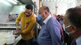 محافظ القاهرة يتفقد منطقة شق الثعبان لصناعة الرخام