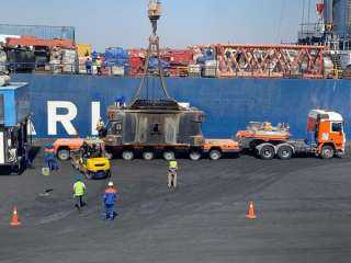 اقتصادية قناة السويس: ميناء الأدبية يستقبل أكبر ”ونش” في العالم بحمولة 1200 طن
