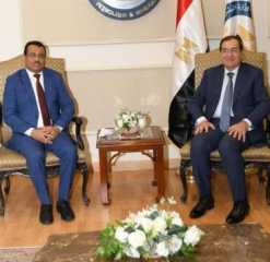 الملا يستقبل وزير النفط اليمنى لبحث عدد من موضوعات التعاون المشترك