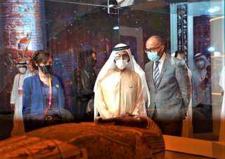 الشيخ محمد بن راشد يقوم بجولة في الجناح المصري المشارك بإكسبو 2020 دبي