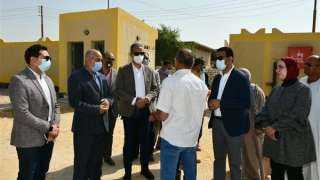 محافظ الفيوم يتفقد مشروعات «حياة كريمة» بقرية قصر الباسل بإطسا