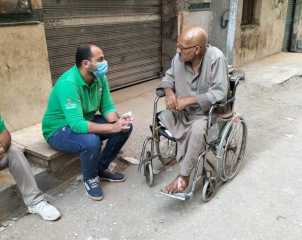 منظومة الشكاوى الحكومية الموحدة تستجيب لاستغاثة ”عم محمد” المُسن القعيد الذي يعيش وحيدا بالعمرانية