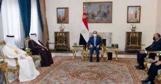 الرئيس السيسى يؤكد خصوصية العلاقات المصرية البحرينية والتوافق بكافة القضايا