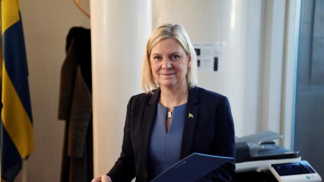 رئيسة وزراء السويد ماغدالينا أندرسون