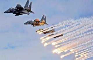 التحالف العربي يعلن عن ضربات جوية لأهداف عسكرية بصنعاء وتدمير ورش للطائرات المسيرة