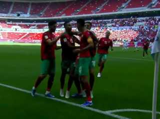 بالفيديو.. كأس العرب.. بانون يسجل هدفاً للمغرب بعد مساهمة أزارو